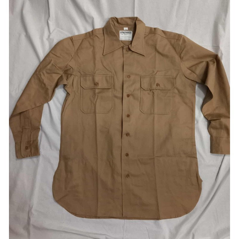 Koszula bawełniana khaki