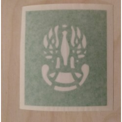 Szablon z orłem na hełm 2